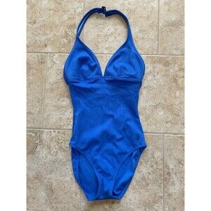 NAUTICA ONE PIECE WOMENS SWIMSUIT SIZE 8 NWT BLUE